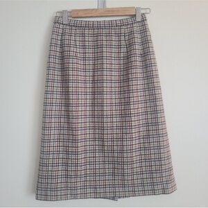 Pendleton wool midi skirt size 6p plaid